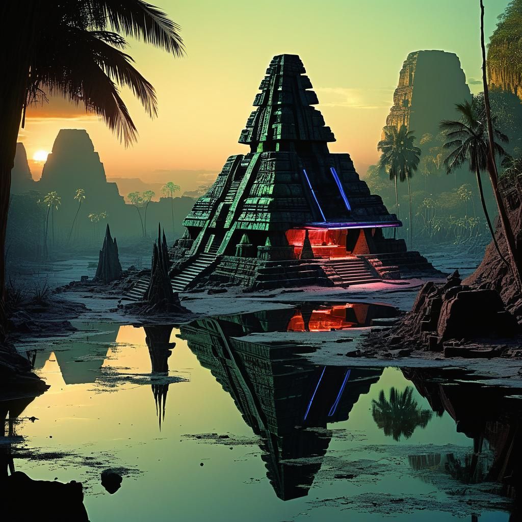 Radioactive Mayan Gas Station on Distant Planet