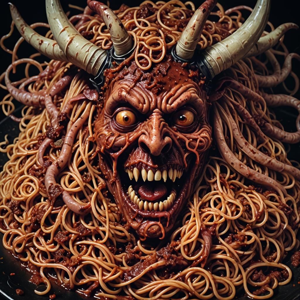 Demonic Feast: Gothic Horror Spaghetti Bologna