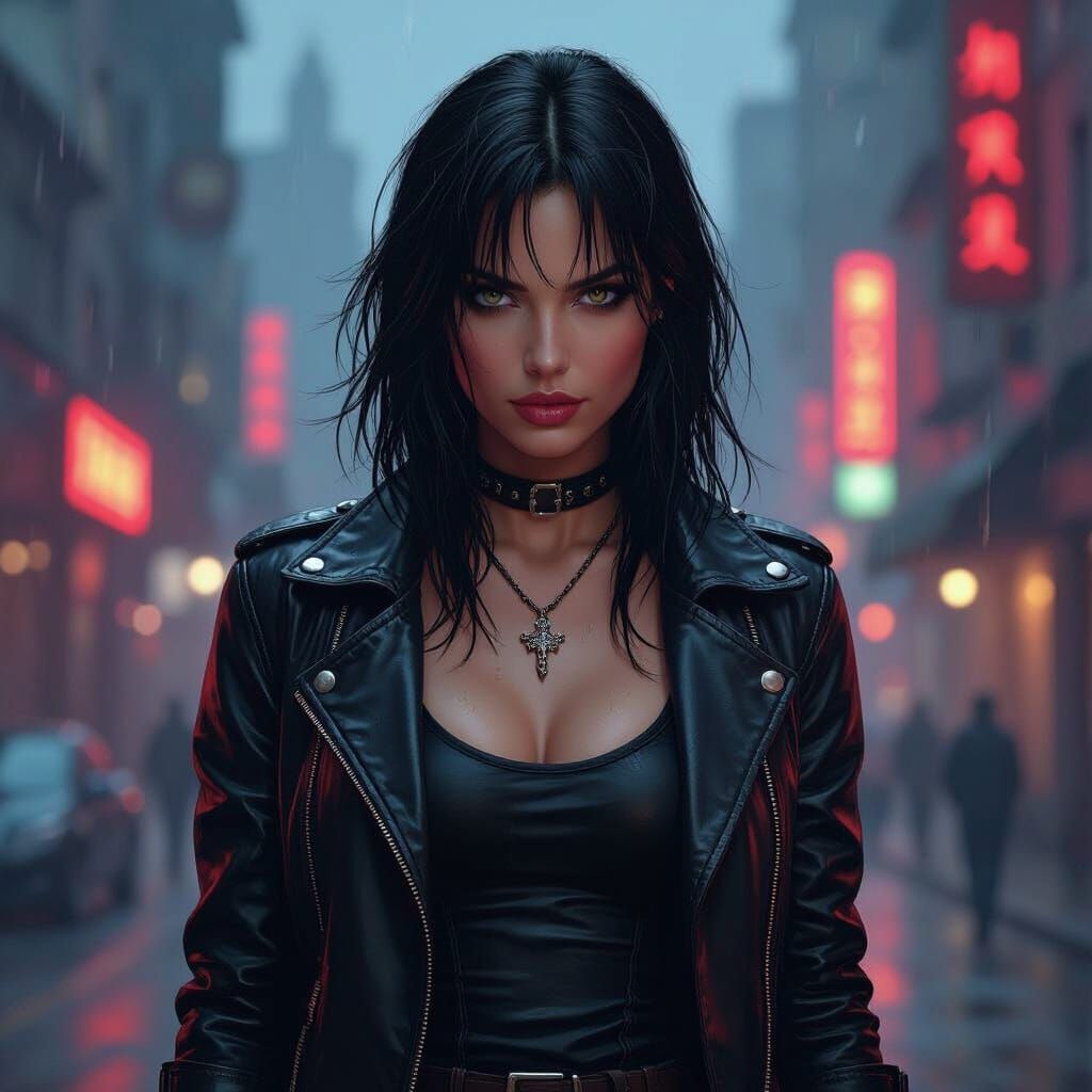 Xena in Gothic Metropolis: Sci-Fi Noir