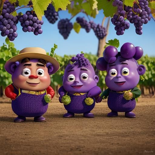 California Raisins Star in Planet of the Grapes