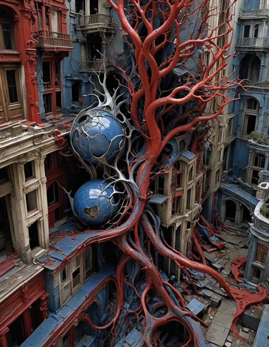 PESTILENCE by Brett Whiteley