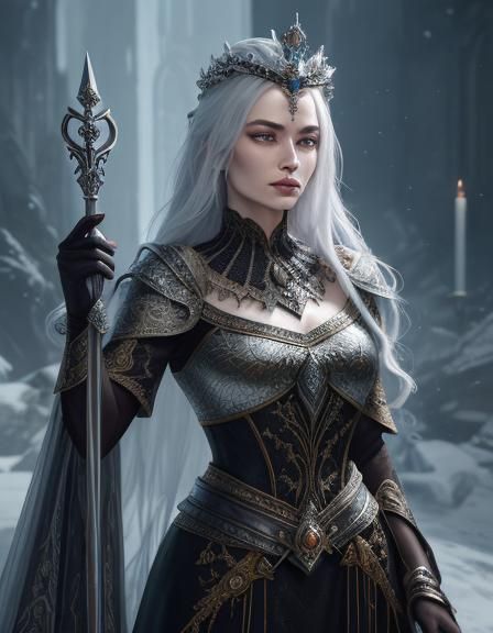 Queen Isabetia: Detailed Fantasy Concept Art