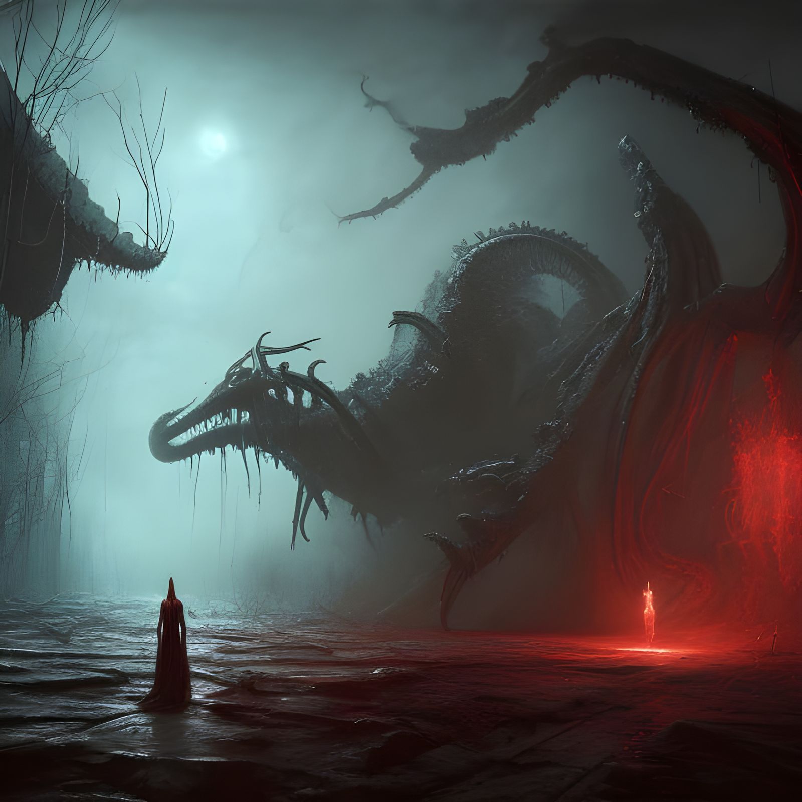 Dark Post-Apocalyptic World Ruled by Elder God