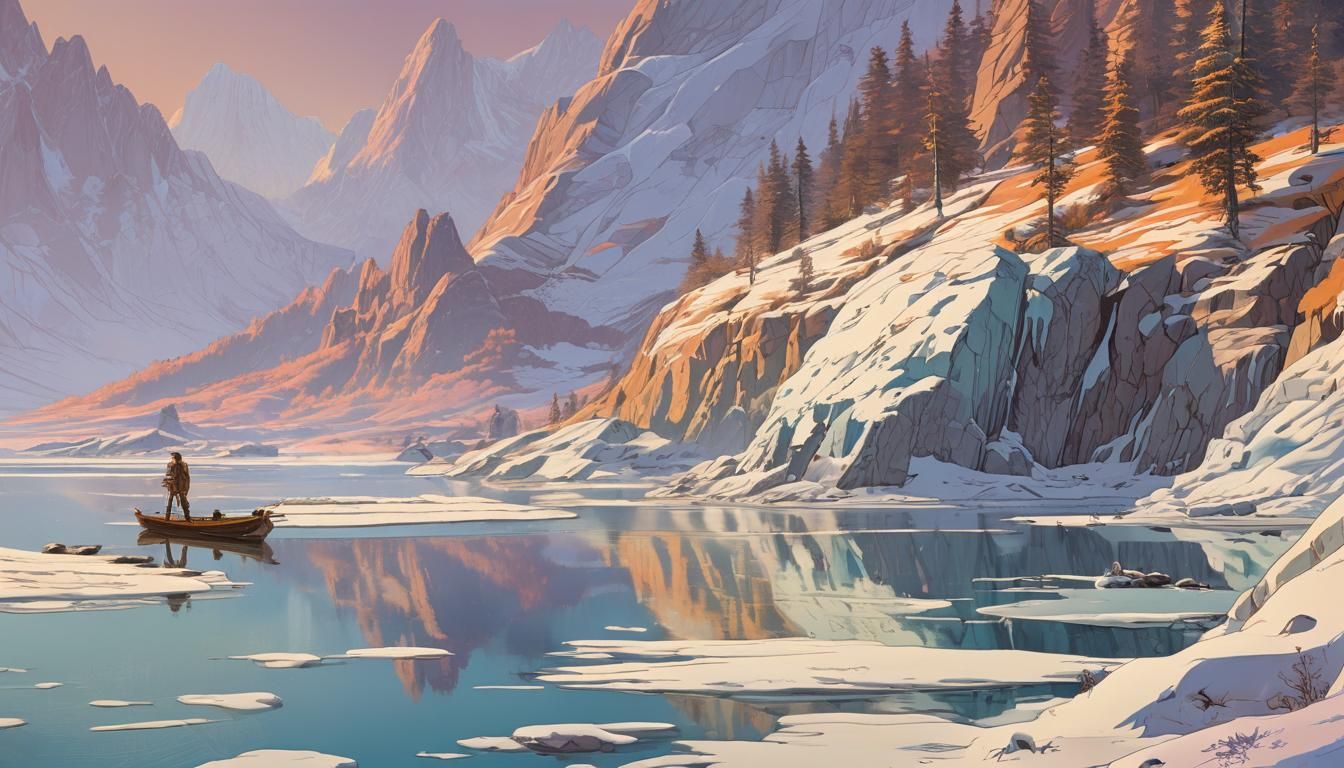 Pilgrimage to find IosC64 - Frozen lake