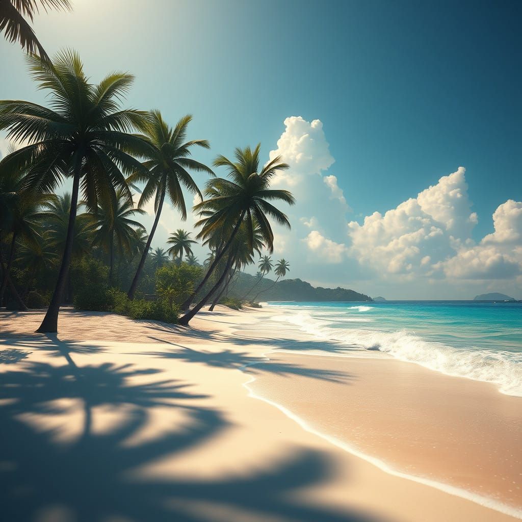 Enchanting Tropical Oasis in Vibrant Splendor