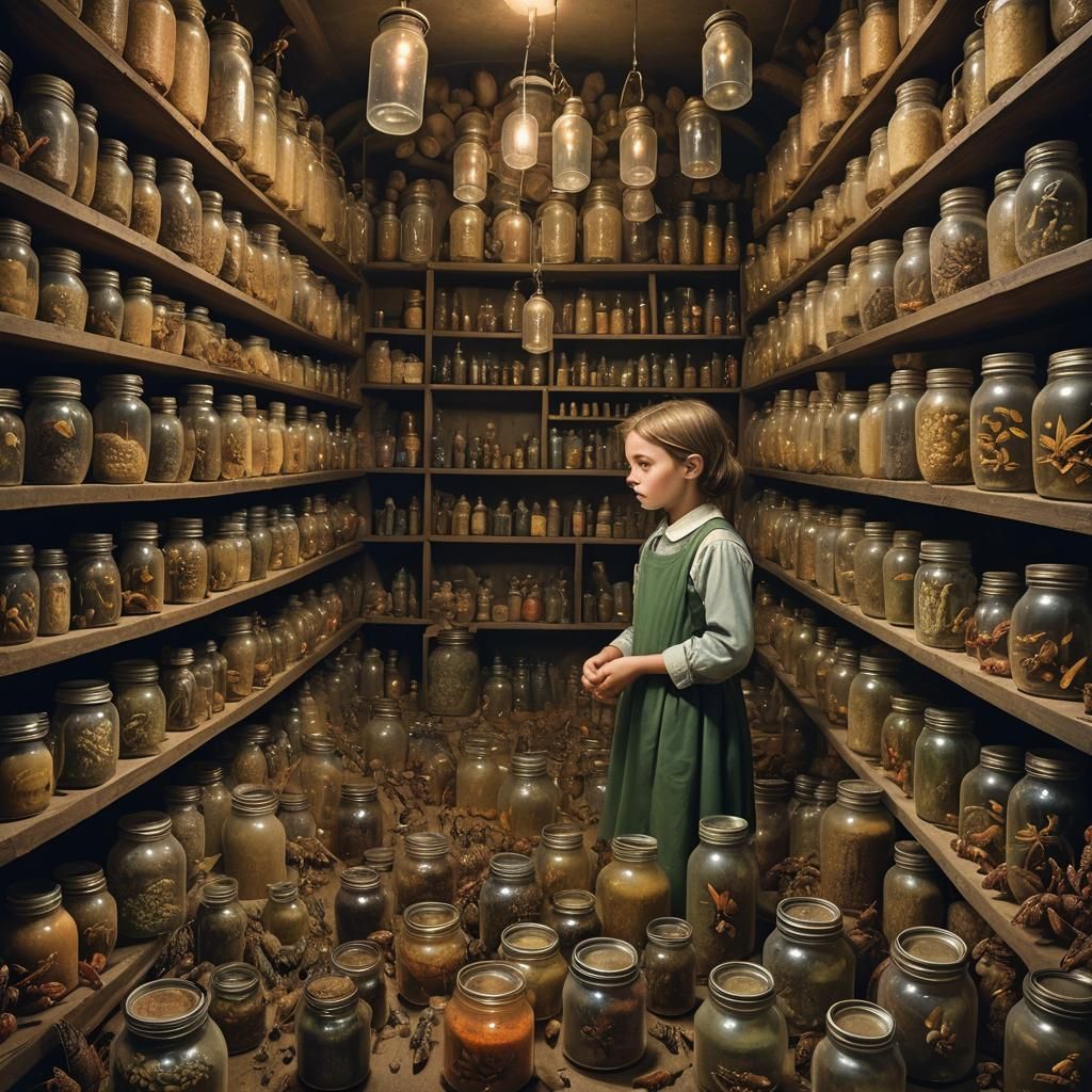 "Mum...... I need more jars "" Tina's bug collection was exc...