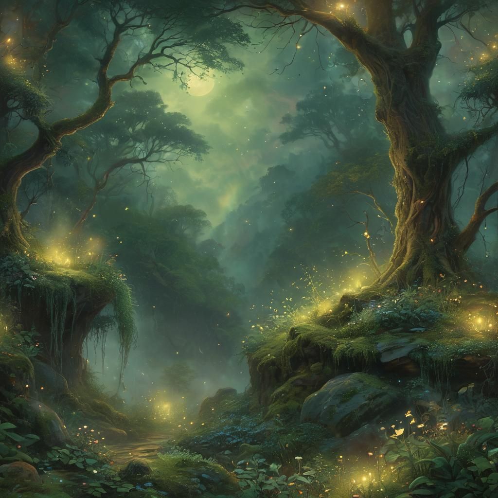 Ethereal Fantasy Portrait in Soft Light