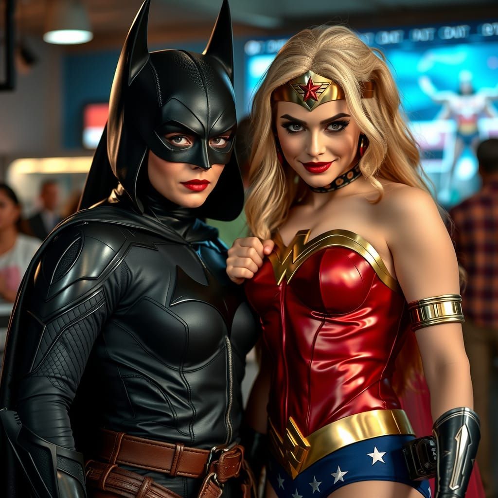 Wonder Woman's Unlikely Heroes in a Futuristic Halloween Lan...