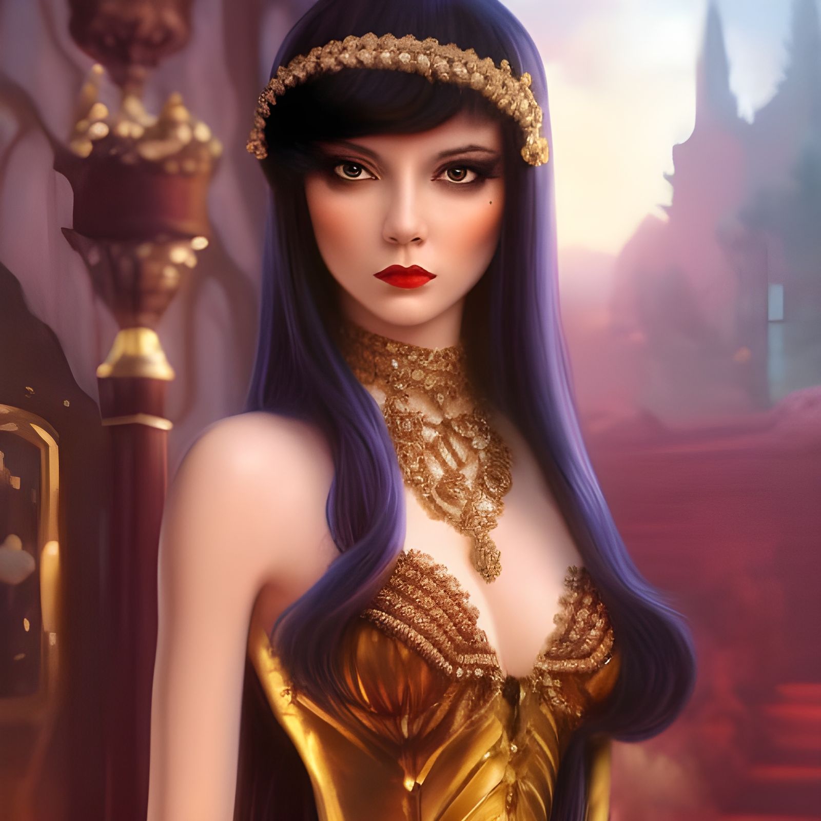 Eugenia Cooney Portrait in Sci-Fi Style