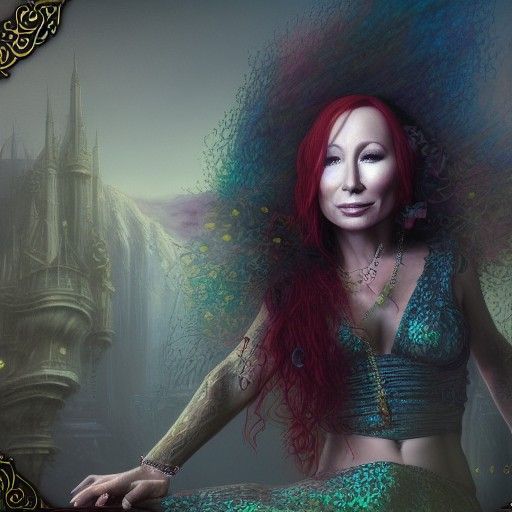Tori Amos as Terrible Hooker: Matte Painting