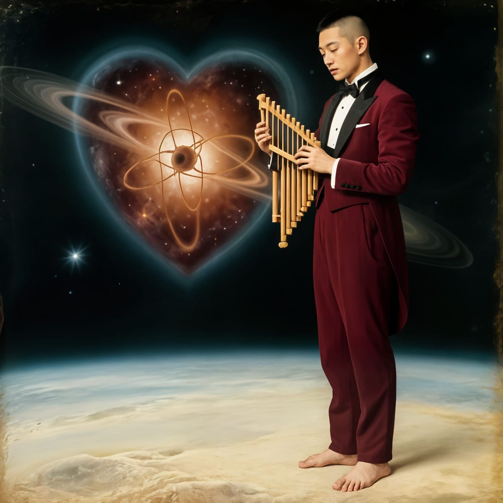 Man Plays Croix Sonore Inside Neutron Star, Pre-Raphaelite S...