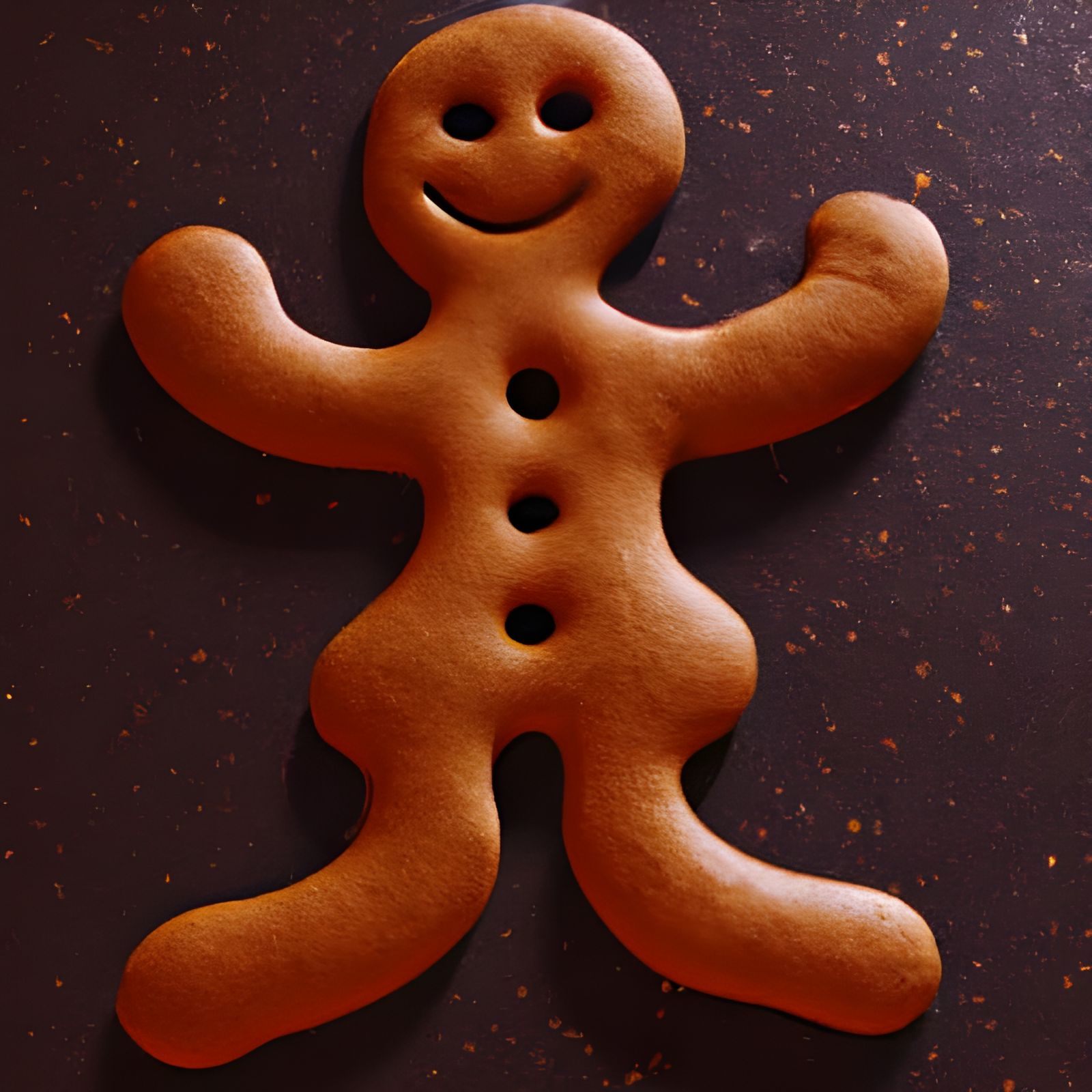 Curvy Gingerbread Man