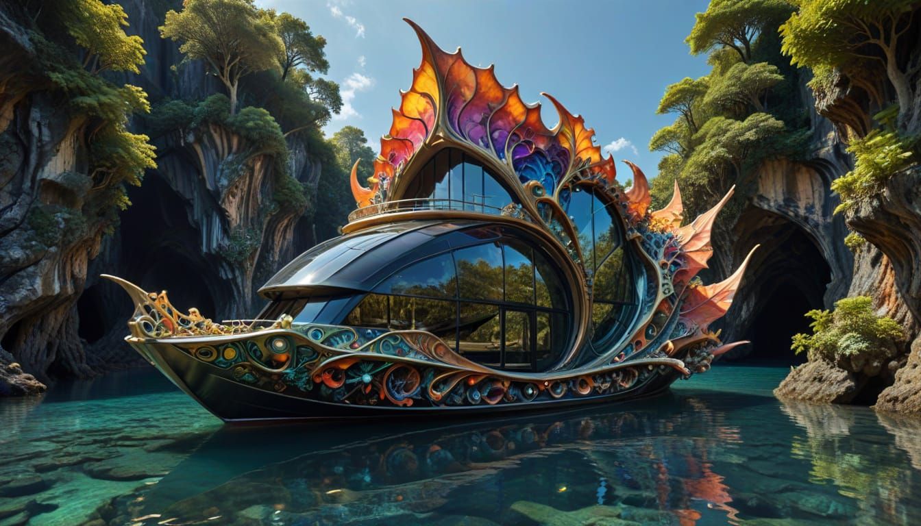 Elf's pleasure boat in Ao Phang Nga