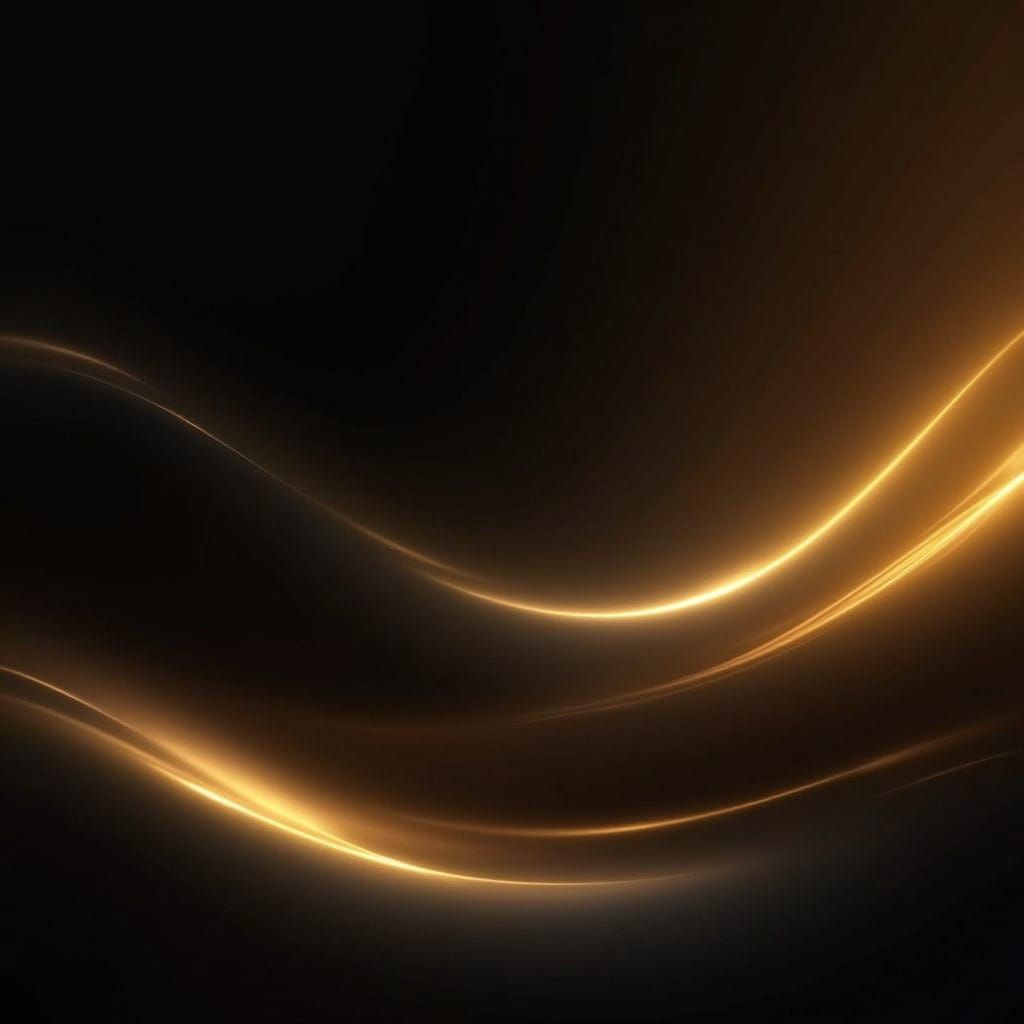 Luxurious Abstract Black and Gold Gradient