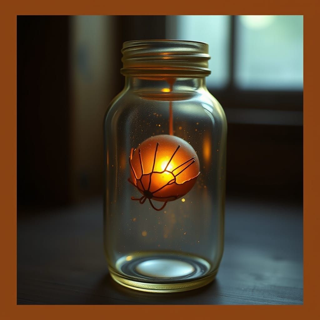 Suspended globe of spidrocity