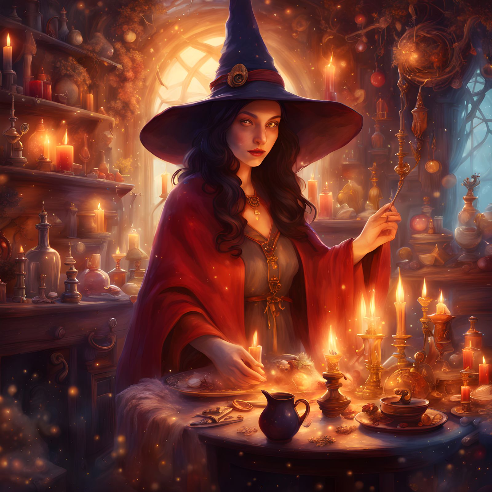 Witch at her works 1