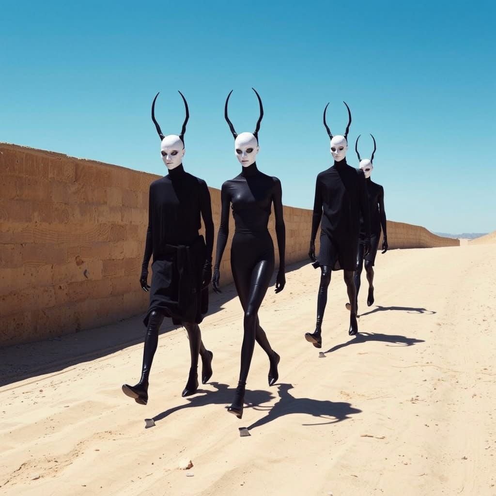 Vibrant Fashion Editorial Inspired by Rick Owens and H.R. Gi...