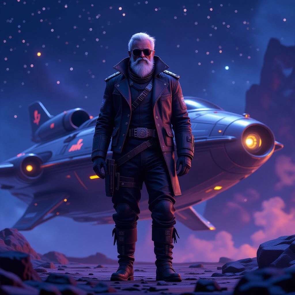 PapyPicq: Elderly Space Explorer in Dark Fantasy Universe