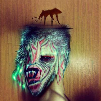 Eerie Skin Walker Illustration