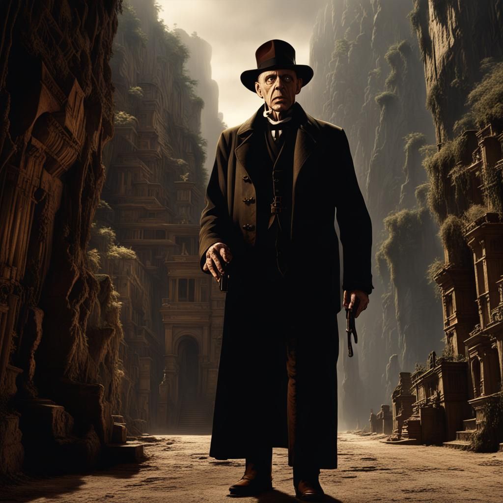 Count Orlok and Indiana Jones: A Cinematic Portrait