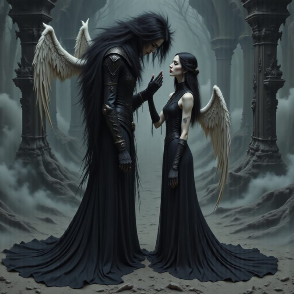 Dark Fantasy Magic: Steampunk Relic in Abyss