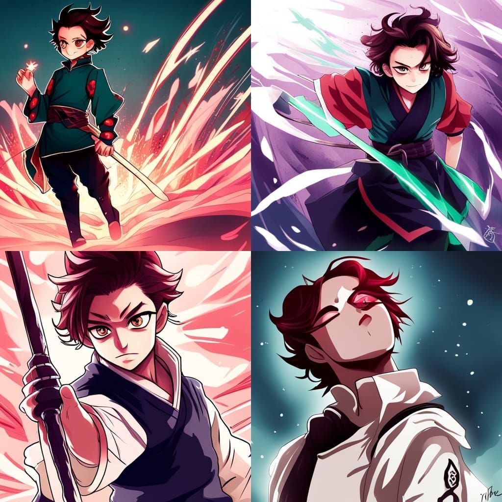 Demon Slayer Tanjiro Anime Key Visual