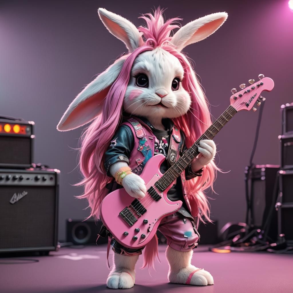Rock and Roll Bunny 🐰