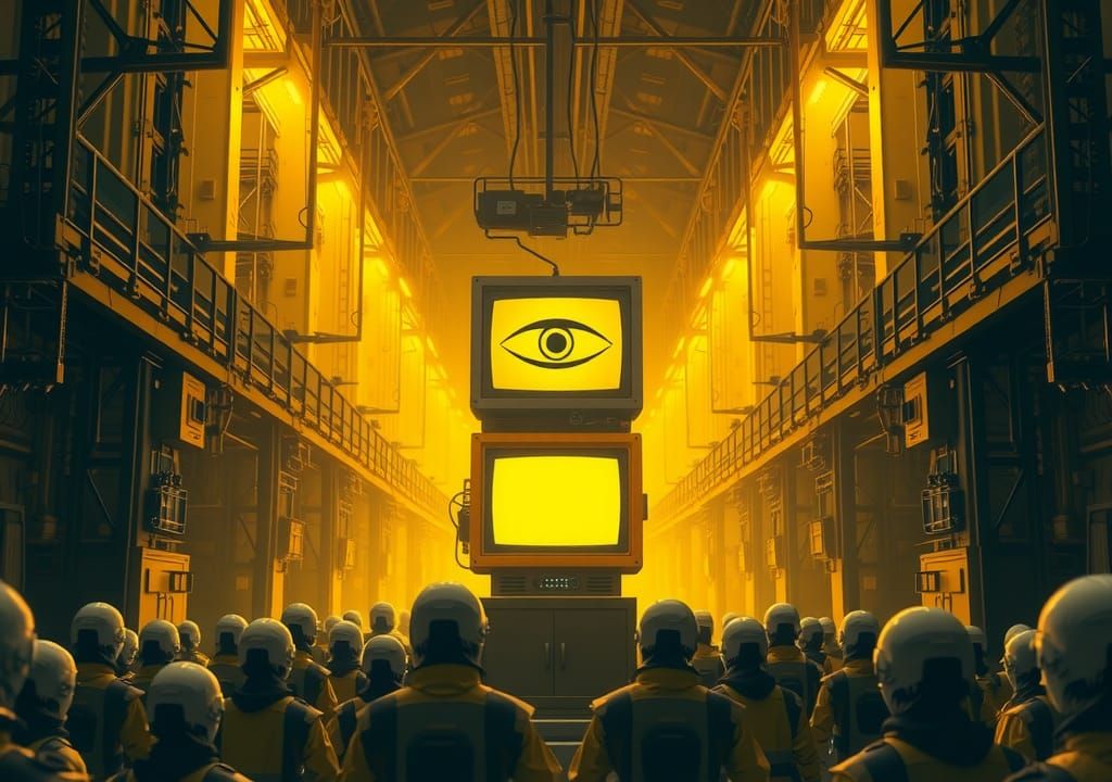 Futuristic Factory: Homage to Mead, Beksiński, and Giger