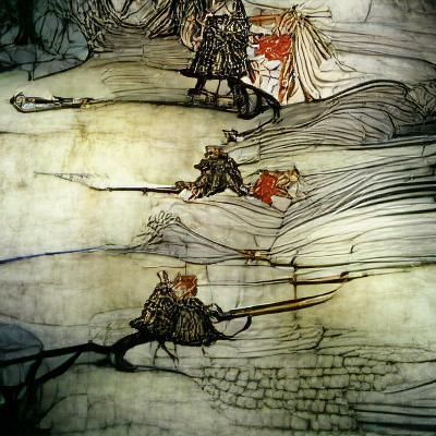 King Arthur and Knights, Rackham Style