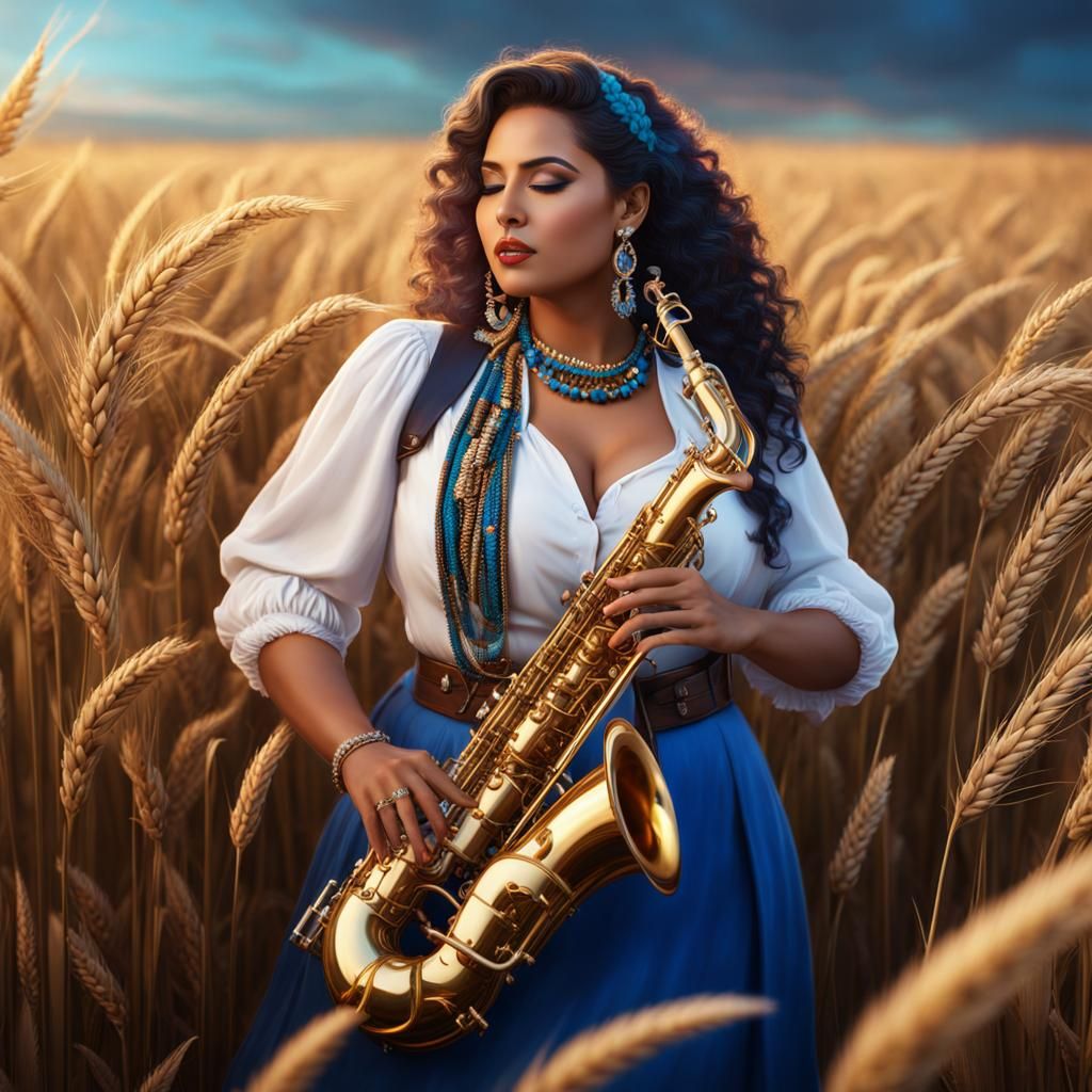 Galia in grain field II