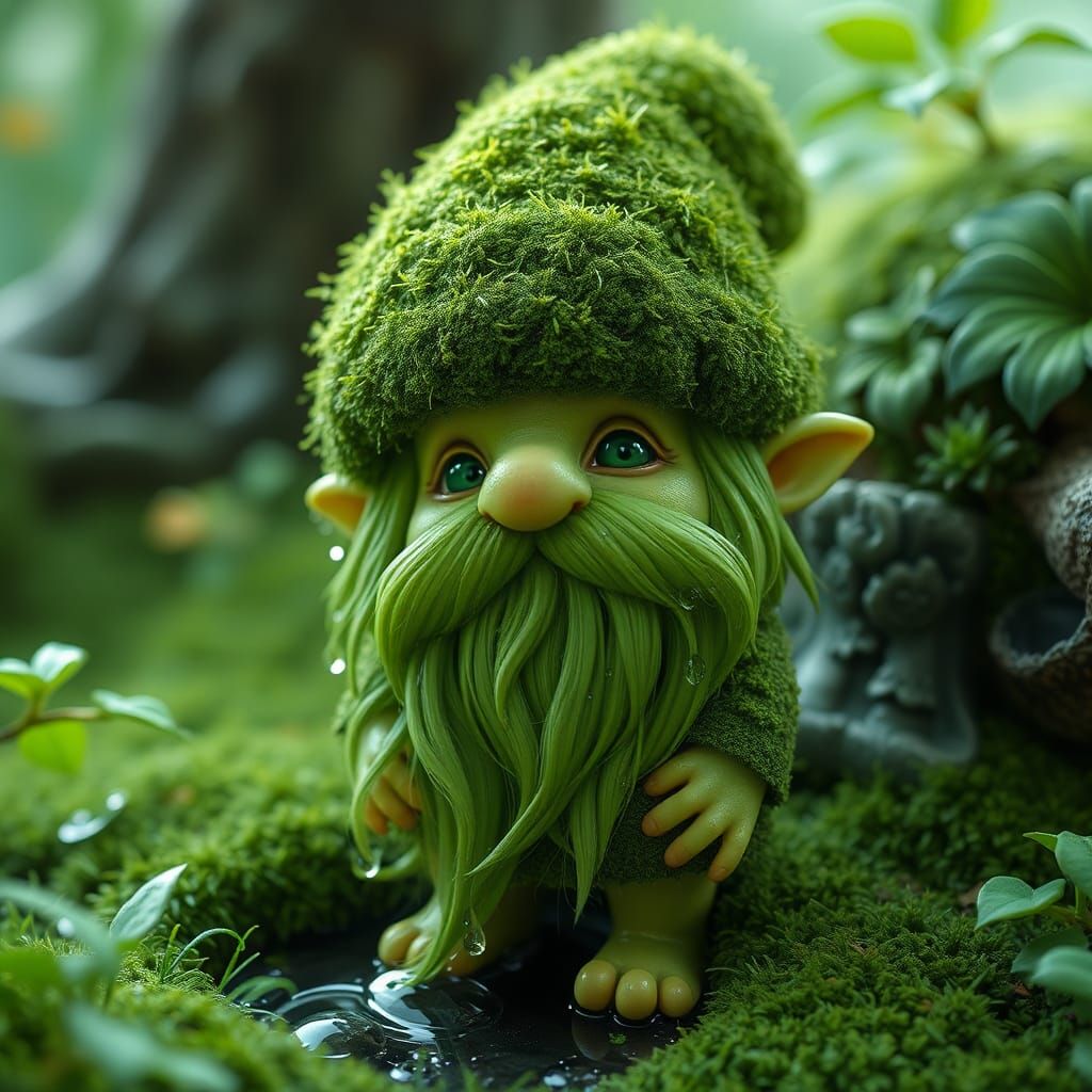 Green little Gnome