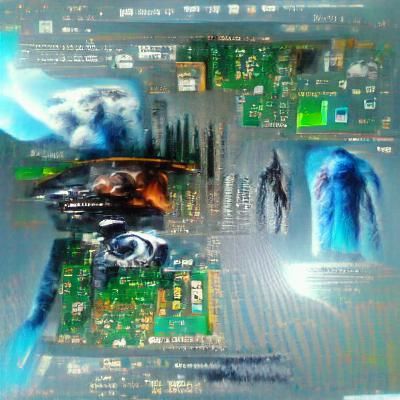 Film Concept Art of Computer Hardware