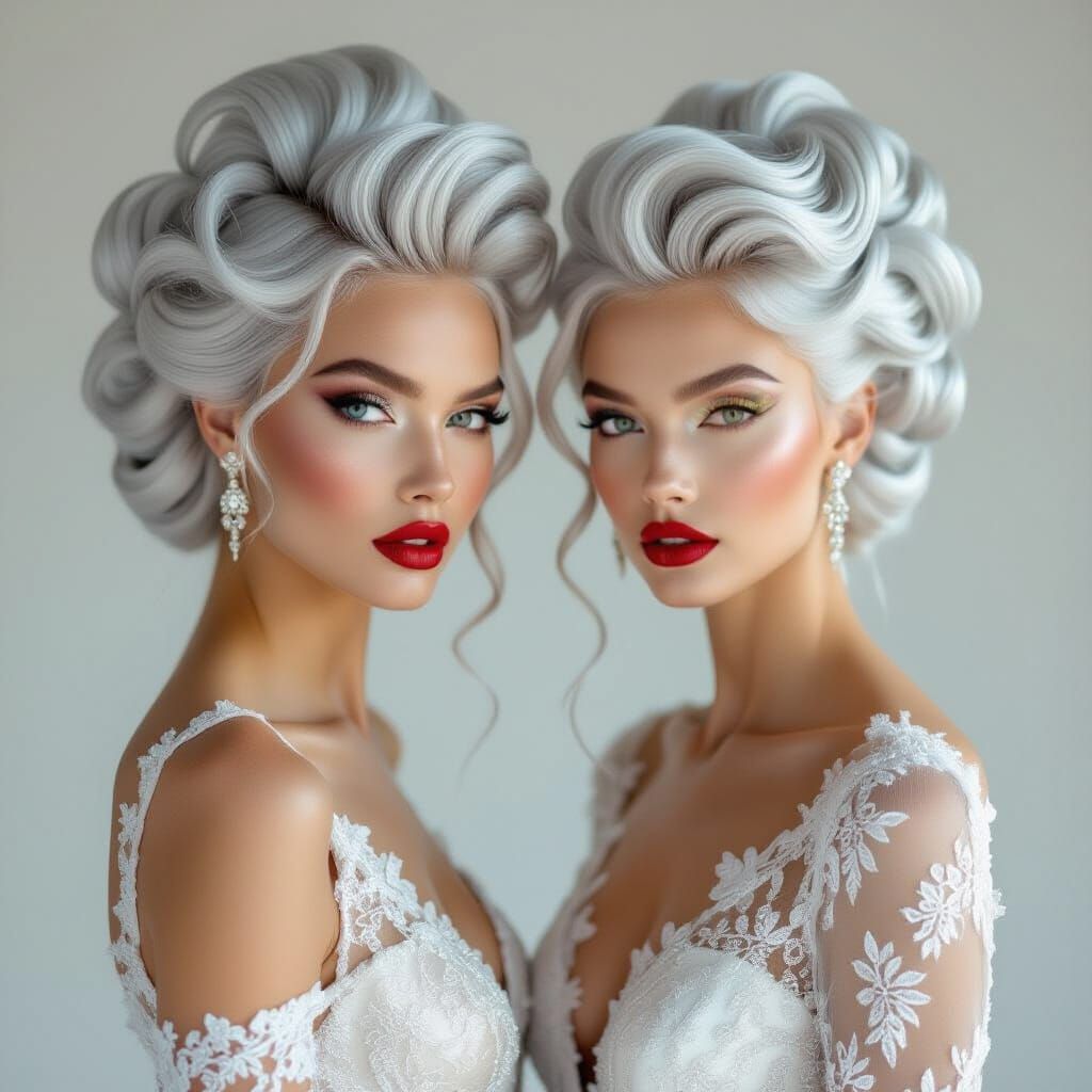 Statuesque Women in Shimmering Gowns: A Fashion Editorial