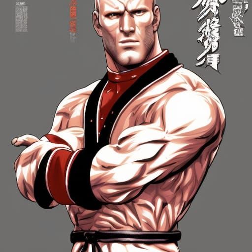 Jason Statham as Geese Howard, Comic Book Art
