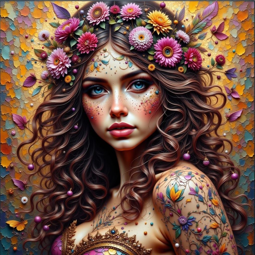 Surreal Autumn Whimsy in Grungy Pastel Hues