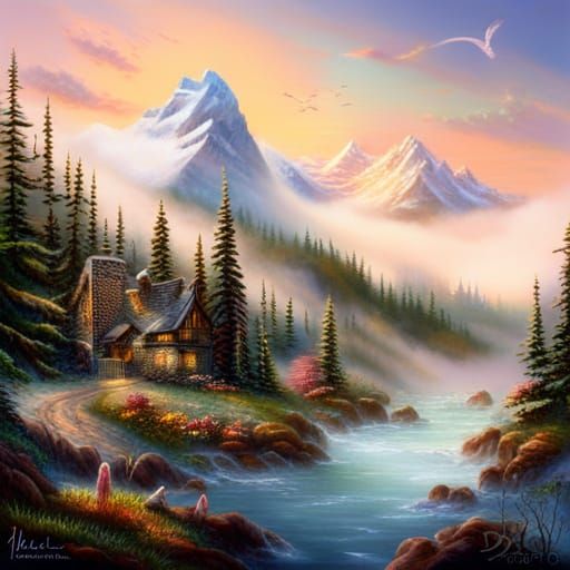 Banff National Park: Ethereal Fantasy Landscape