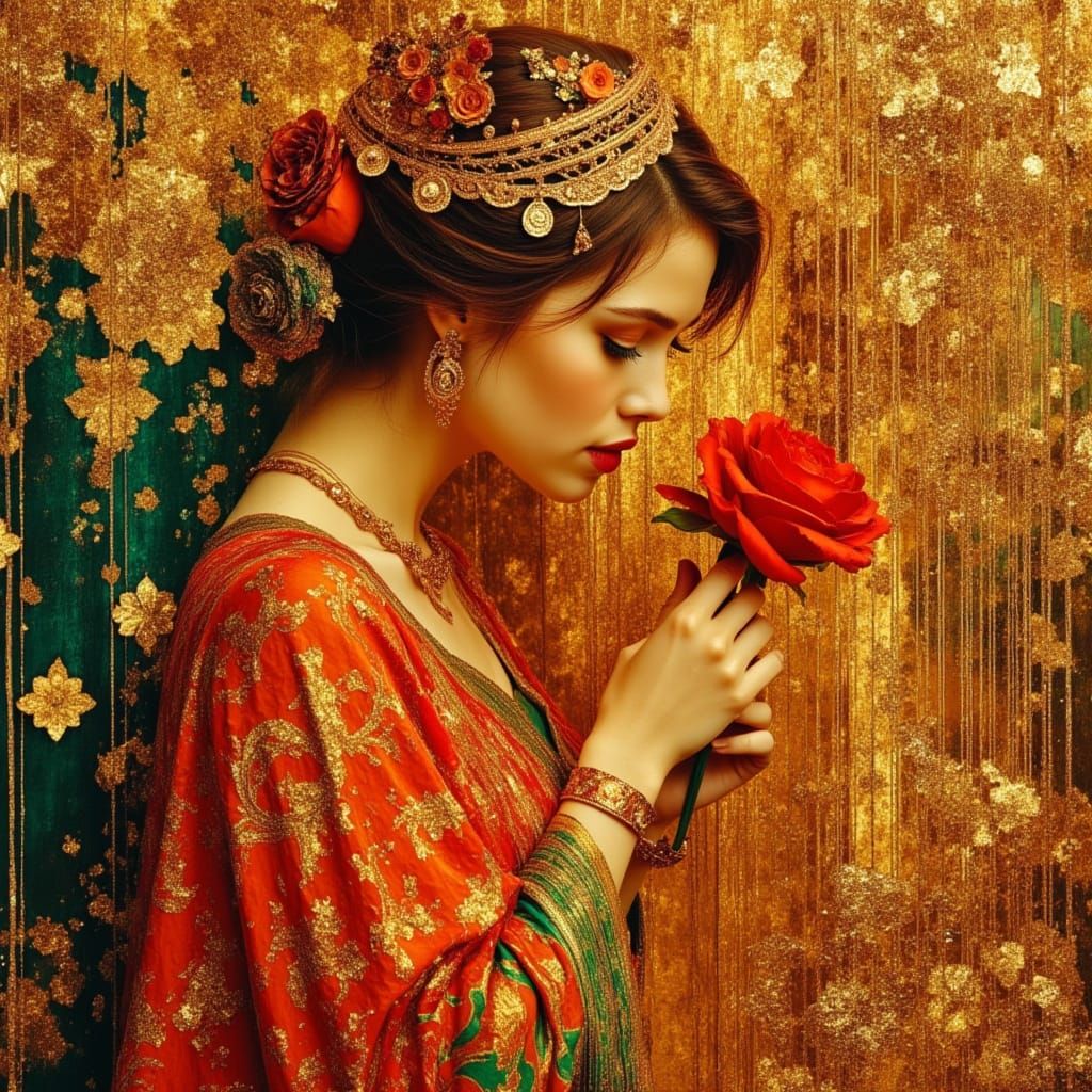 Gilded Goddess of Nature