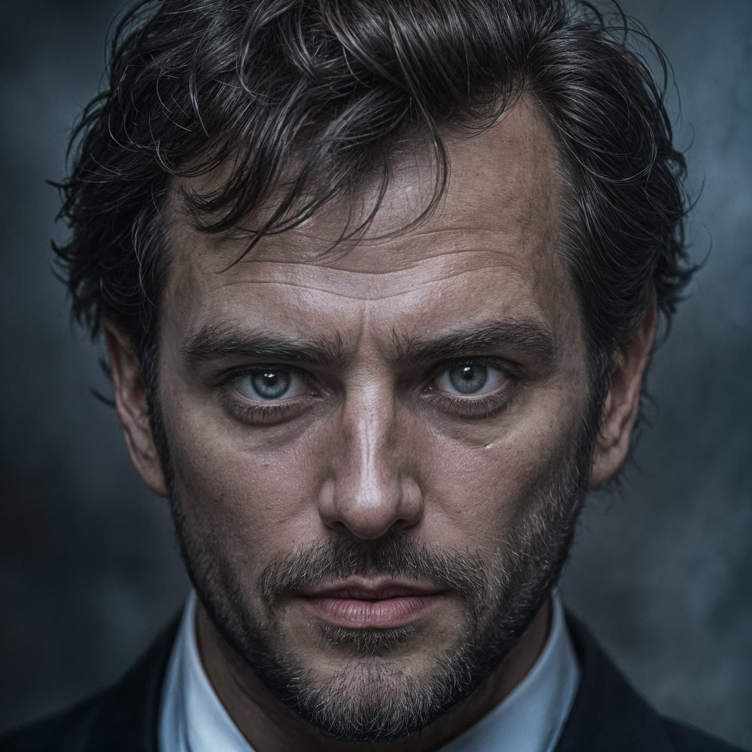 Sinister Portrait of Adrian Leverkuhn as Book Cover Art