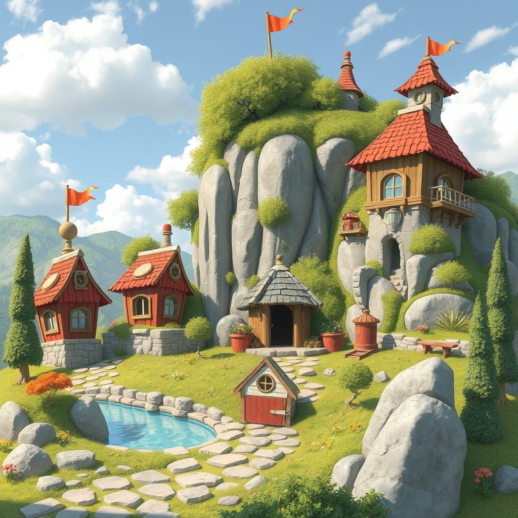 AI Generated Image of Happy Land