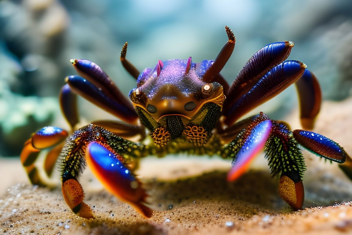 Iridescent Demon Crab
