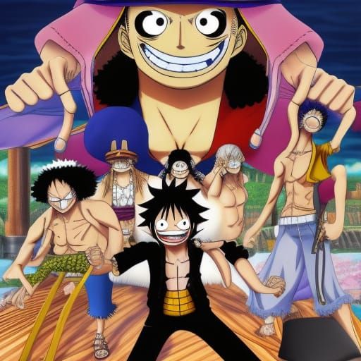 Anime Man in Japanese Manga Style