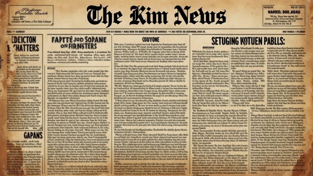 Vintage Halftone Newspaper in Noir Comic Style