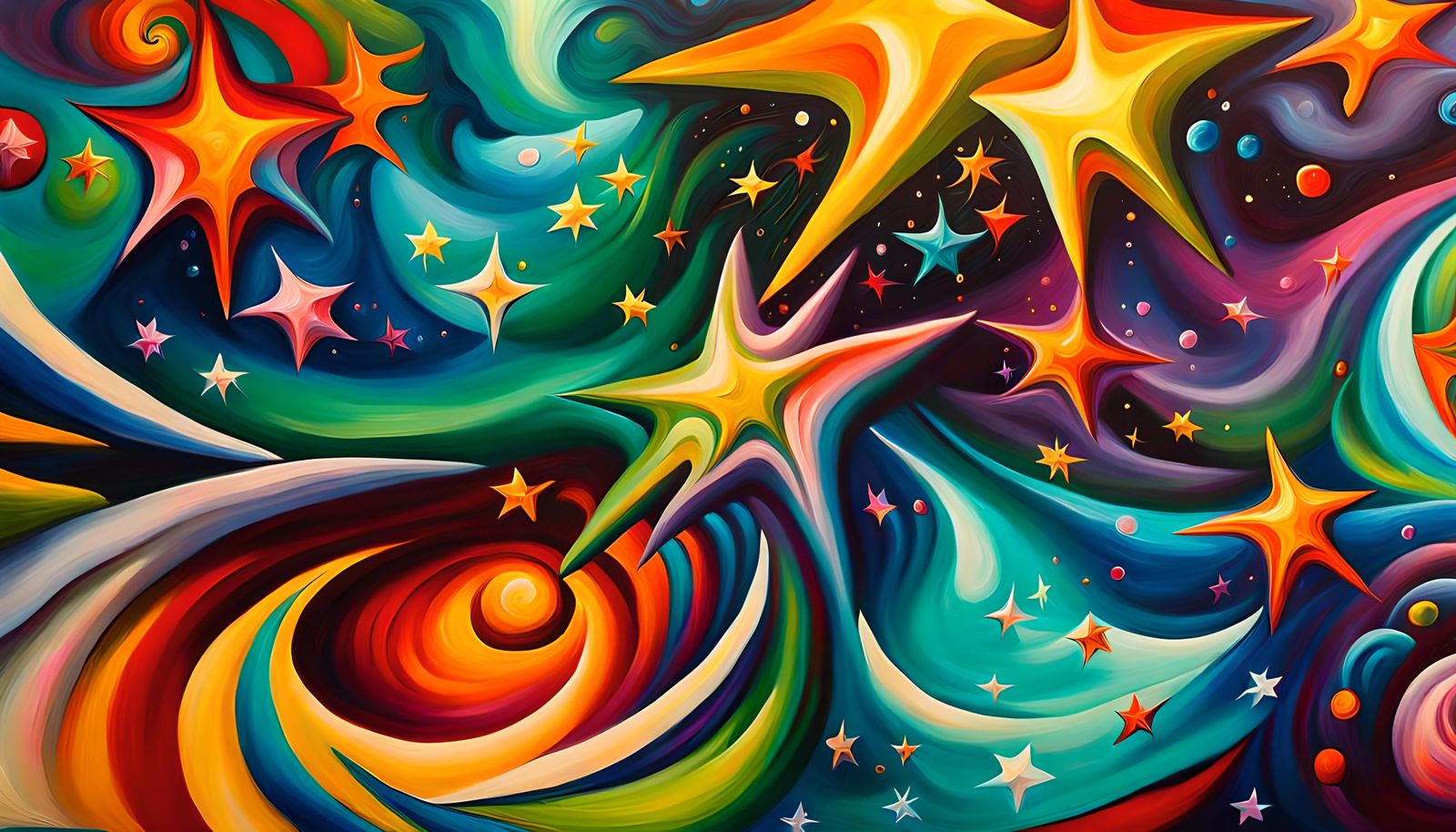 Swirling Newborn Stars in Electromagnetic Plasma Maelstrom