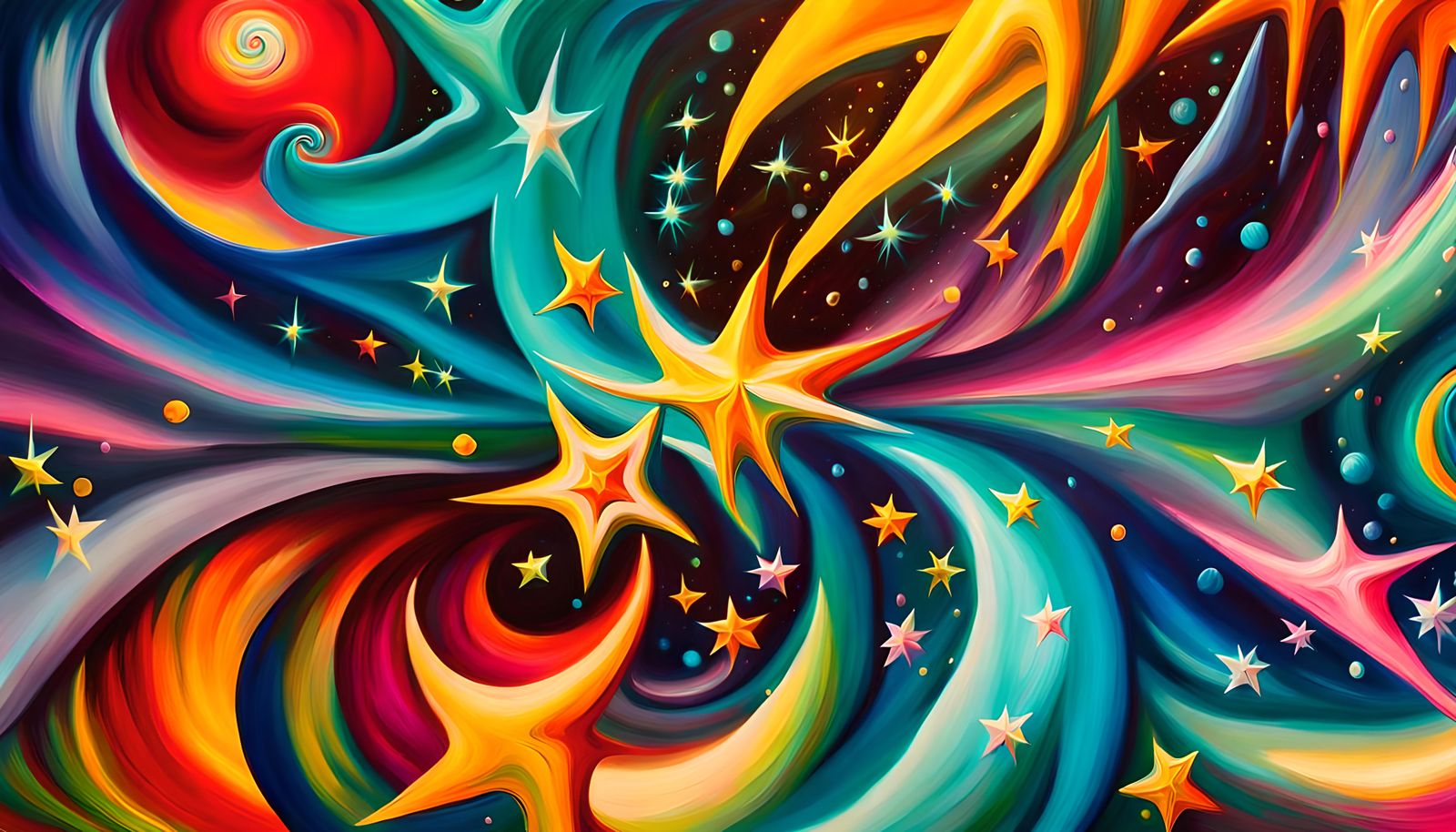 Harmonious Swirling Stars in Electromagnetic Plasma Maelstro...