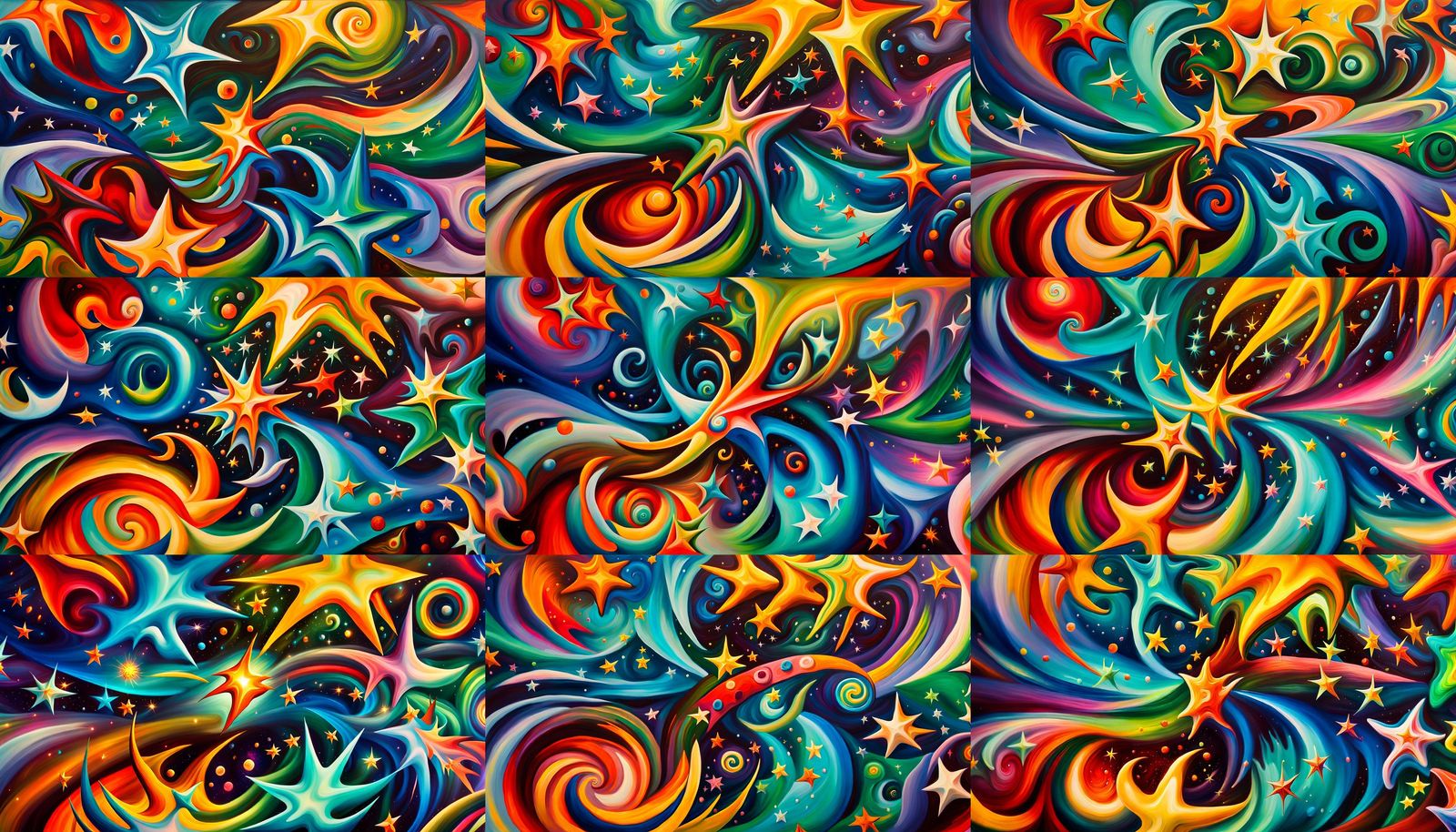 Harmonious Newborn Stars in Electromagnetic Plasma Maelstrom