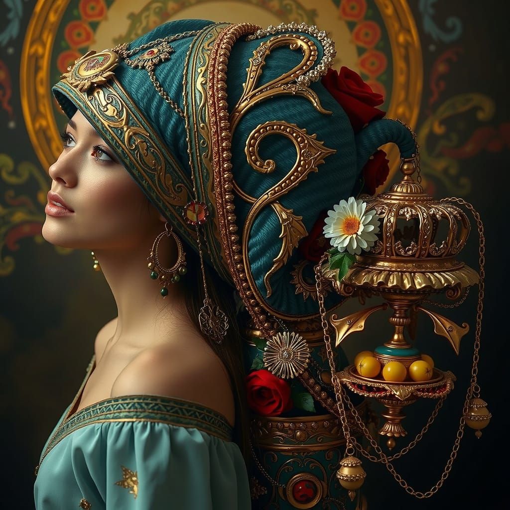 Maximalist Opulence in Triadic Colors