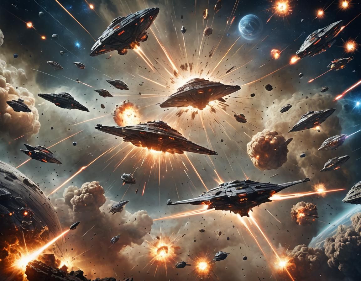 Battle in the univers.