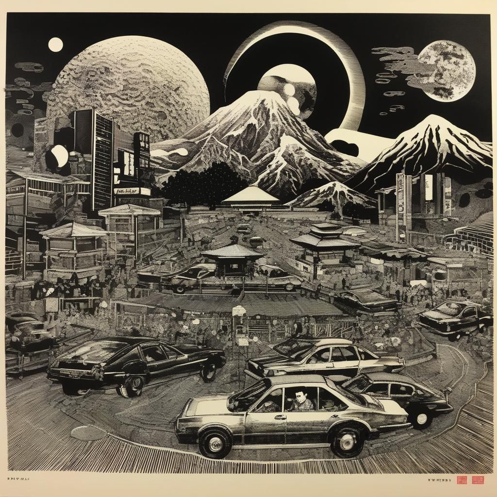 Xylography Yoshifuji Zappa Image