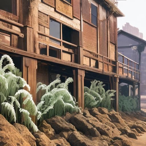 Detailed Beach Scene with Sea, Sand and Cliffs