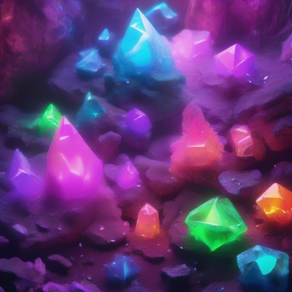 Blurry crystals